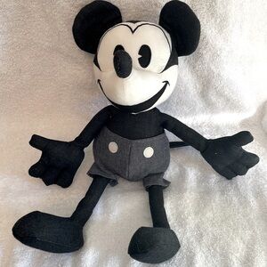 1920’s Retro Mickey Mouse Disney Black n White Fabric